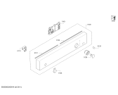 Схема №4 SKS41E11RU с изображением Передняя панель для посудомоечной машины Bosch 12001896
