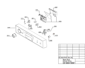 Схема №1 DSN 2532 X (7663733953) с изображением Панель для электропосудомоечной машины Beko 1745980438