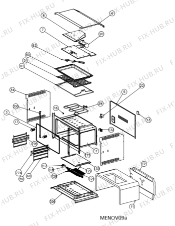 Схема №1 GM561IXA с изображением Запчасть для холодильника Whirlpool 488000526556
