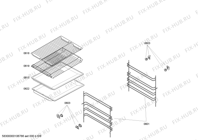 Схема №3 B1452C0 MEGA 4452C NOSTALGIE с изображением Панель управления для плиты (духовки) Bosch 00442983