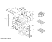 Схема №3 HBL765AUC с изображением Панель для холодильника Bosch 00682314