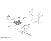 Схема №4 BD3056W2IN с изображением Поднос для холодильника Bosch 00744723