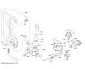 Схема №4 SMS30E82IL с изображением Силовой модуль запрограммированный для посудомойки Bosch 00659581