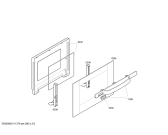 Схема №5 CH10152 energy с изображением Передняя часть корпуса для плиты (духовки) Bosch 00444653