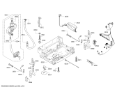 Схема №4 S42N69N3EU с изображением Передняя панель для электропосудомоечной машины Bosch 00709309