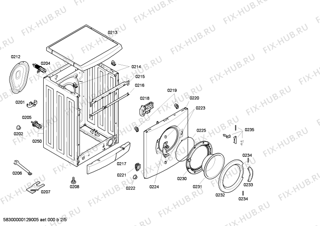 Схема №4 WM12E340 E 12.34 с изображением Силовой модуль для стиралки Siemens 00668115