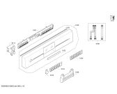 Схема №4 SN25E202EU с изображением Боковая часть корпуса для посудомоечной машины Bosch 00680315