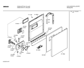 Схема №3 SGS4812FF с изображением Передняя панель для электропосудомоечной машины Bosch 00350441