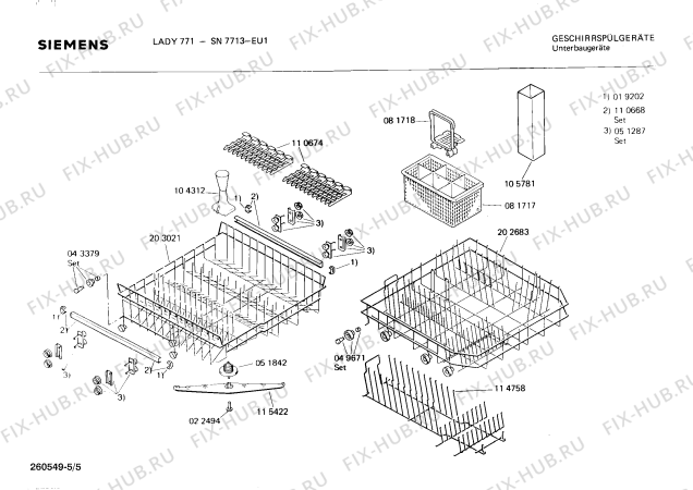 Схема №3 SN7713 с изображением Панель для посудомойки Siemens 00116528