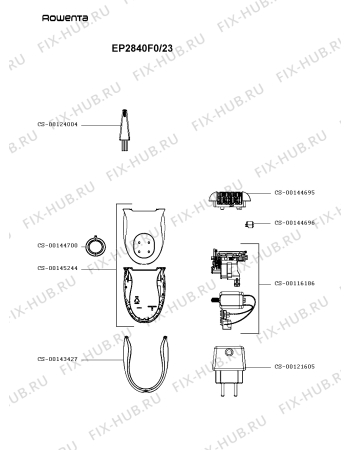 Схема №1 EP2840C0/23 с изображением Мини-ручка для бритвы (эпилятора) Rowenta CS-00144696