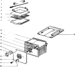 Схема №2 C805BPGEAWHFR (F010371) с изображением Колечко для духового шкафа Indesit C00123641