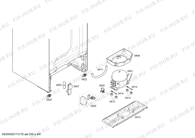 Схема №1 PKNB39VL21 с изображением Дверь для холодильной камеры Bosch 00713179