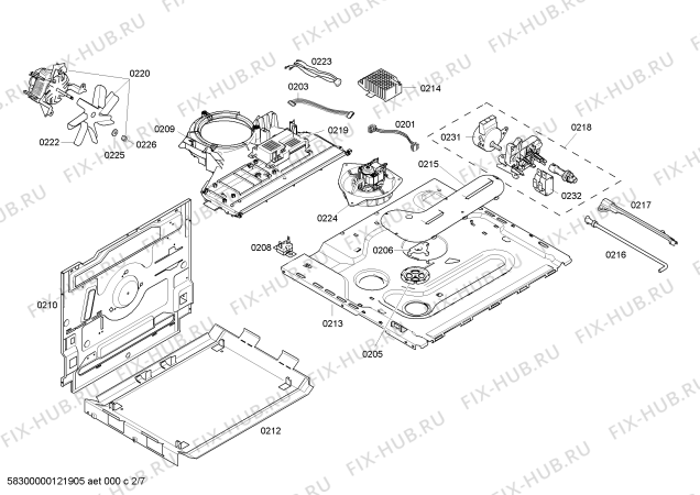 Схема №6 HSV95D421F с изображением Набор кнопок для плиты (духовки) Bosch 00604437