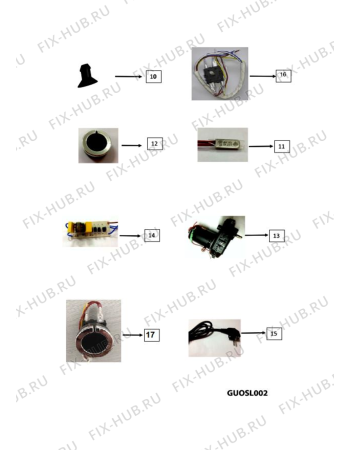 Взрыв-схема холодильника Hotpoint-Ariston SJ4010AW1 (F096581) - Схема узла
