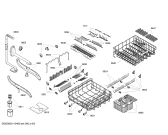 Схема №3 DF260160 с изображением Рамка для электропосудомоечной машины Bosch 00449764