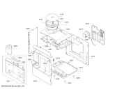 Схема №3 TES50354DE VeroCafe Latte с изображением Боковая часть корпуса для электрокофеварки Bosch 00740684