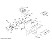 Схема №4 HEN634053 с изображением Панель управления для плиты (духовки) Bosch 00660860