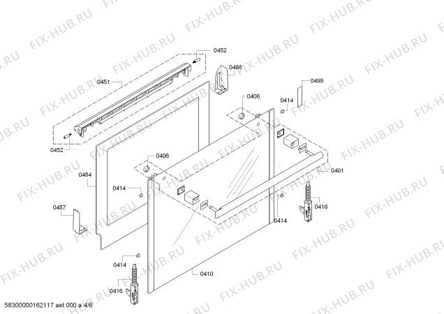 Схема №3 HB13AB550B с изображением Панель управления для плиты (духовки) Siemens 00701103