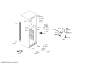 Схема №1 KD39VV05NE с изображением Дверь для холодильника Siemens 00244821