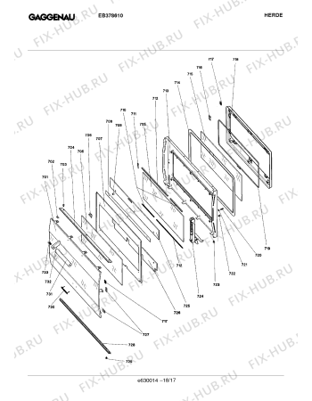Схема №14 EB378610CD с изображением Часы для плиты (духовки) Bosch 00292603