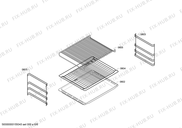 Схема №3 HBN131160B с изображением Переключатель режимов для плиты (духовки) Bosch 00427033