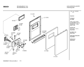 Схема №6 SRS43M02EU с изображением Передняя панель для электропосудомоечной машины Bosch 00357024