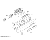 Схема №5 SGS47E12GB Exxcel с изображением Передняя панель для посудомоечной машины Bosch 00444118