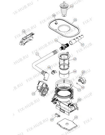 Взрыв-схема посудомоечной машины Gorenje DFUD142 US   -SS BiH #DFUD142-PSS (900001218, DW20.3) - Схема узла 04