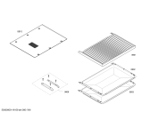 Схема №4 HBN77P750 с изображением Панель управления для плиты (духовки) Bosch 00448701
