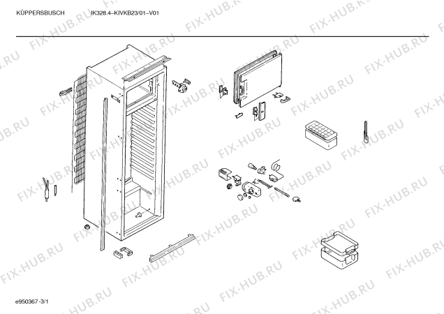 Схема №2 KIVKB24 IK328 с изображением Поднос для холодильника Bosch 00116601