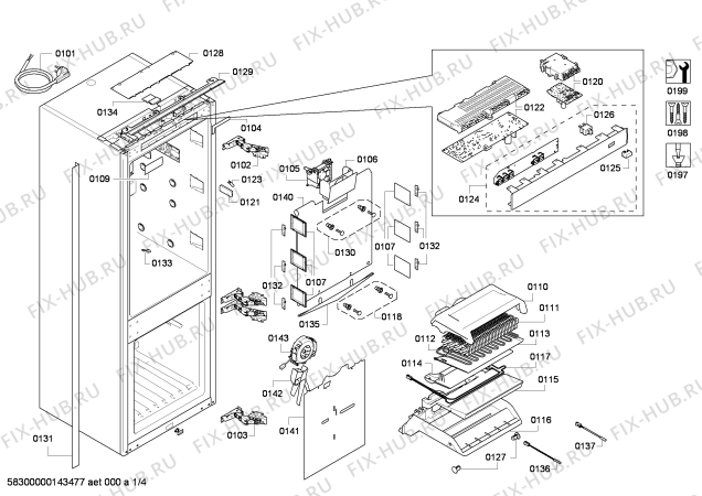 Схема №3 K8241X0 с изображением Модуль для холодильника Bosch 00677125