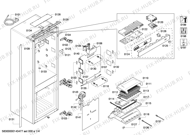 Схема №3 K8341X0 с изображением Емкость для холодильной камеры Bosch 00677357