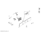 Схема №2 3HB505NP Horno balay.2d.indpt.CFm.E0_TIF.negro с изображением Передняя часть корпуса для электропечи Bosch 00673647