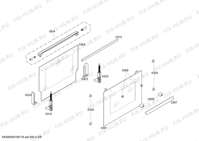 Схема №4 CH26820 с изображением Ручка конфорки для электропечи Bosch 00426627