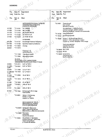 Взрыв-схема телевизора Siemens FC6172 - Схема узла 03