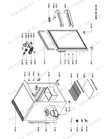 Схема №1 MCK 144 B с изображением Термостат для холодильника Whirlpool 481228238172