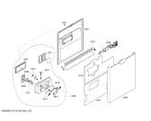 Схема №2 SHE53L05UC с изображением Панель управления для посудомоечной машины Bosch 00477605
