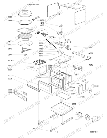 Схема №1 AMW 839/IX с изображением Экран для микроволновой печи Whirlpool 480120100649