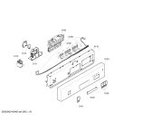 Схема №3 SRS33A02EU с изображением Передняя панель для электропосудомоечной машины Bosch 00369587