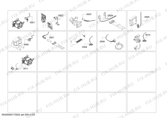 Схема №3 WAS28461AU Bosch Avantixx с изображением Кабель для стиралки Bosch 00626421