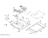 Схема №1 T43D10N0 NE.3I.60.BAS.28S.X.Bas с изображением Стеклокерамика для плиты (духовки) Bosch 00681378