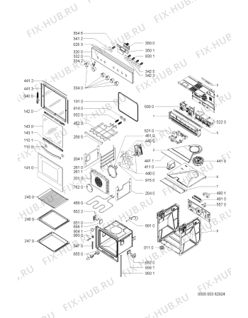 Схема №1 EMZ4460/A/SW с изображением Панель для духового шкафа Whirlpool 481245248662