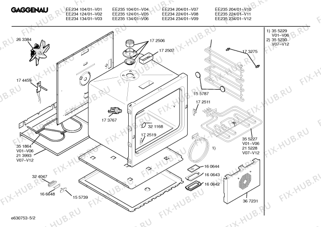 Схема №2 EE214105 с изображением Крепеж для плиты (духовки) Bosch 00172494