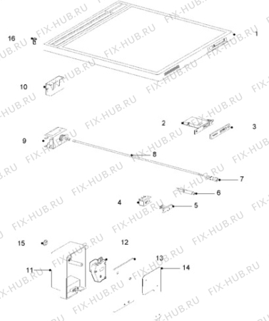 Взрыв-схема холодильника Zanussi ZFC36FF - Схема узла Electrical equipment 268