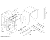 Схема №4 SHP87PW55N SuperSilencePlus 42dBA с изображением Корзина для посуды для электропосудомоечной машины Bosch 00775829