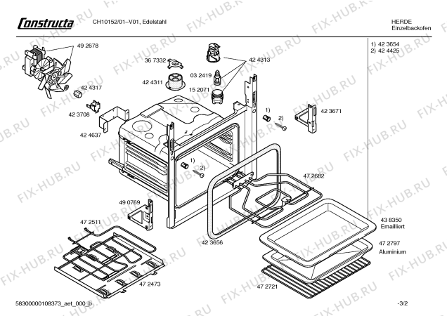 Схема №2 CH10152 energy с изображением Инстр. по установке и эксплуат. Gaggenau для плиты (духовки) Bosch 00595280