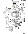 Схема №1 I6GGC2GWFR (F083528) с изображением Обшивка для плиты (духовки) Indesit C00299231