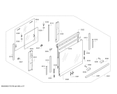 Схема №4 B46W74N3 с изображением Модуль управления, незапрограммированный для плиты (духовки) Bosch 00742802