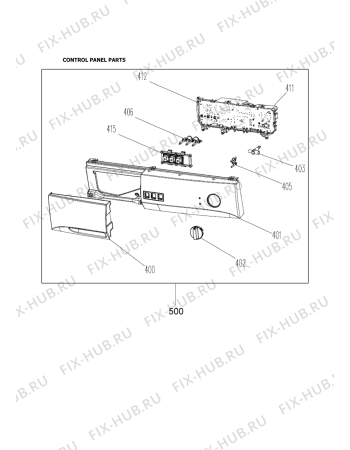Схема №4 WM105VB с изображением Ручка (крючок) люка для стиральной машины Whirlpool 482000019952