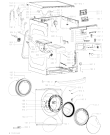 Схема №1 AWM 8101/PRO с изображением Обшивка для стиральной машины Whirlpool 481010703749